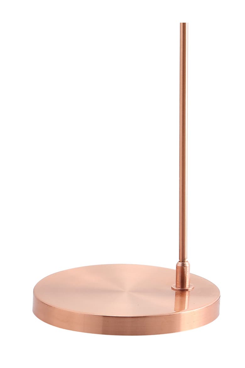 Brandon 57" Metal Task LED Floor Lamp, Copper, Alternate, color, Copper