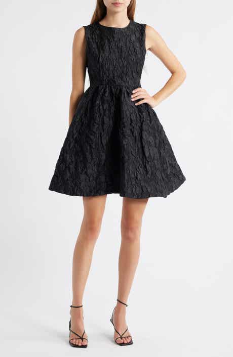 Sister Jane Lucia Jacquard Open Back Minidress