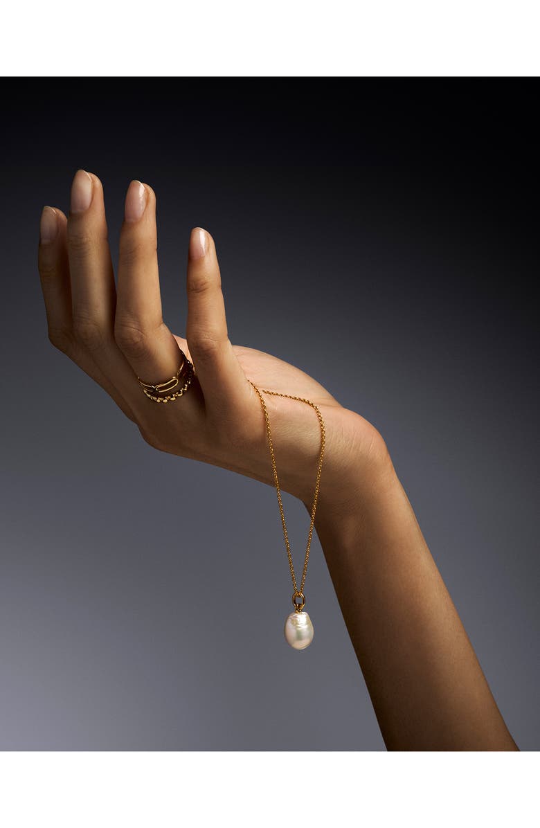 Monica Vinader Nura Baroque Pearl Charm, Alternate, color, 14Kt Solid Gold / Pearl