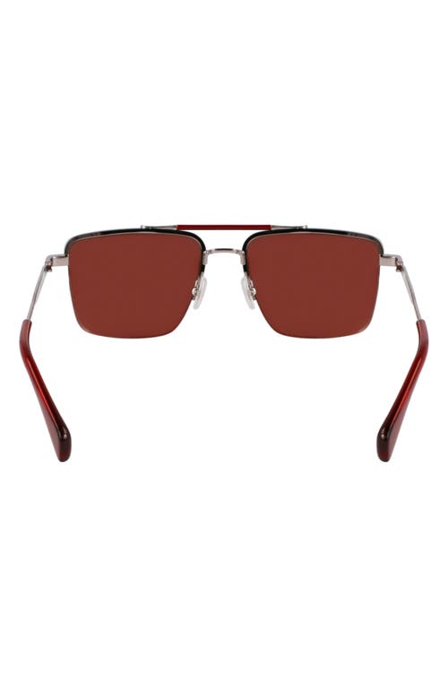 Paul Smith Eyewear In Gunmetal/red