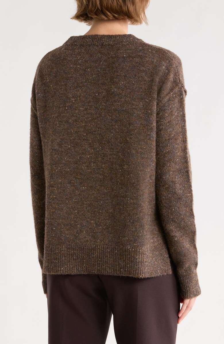 MAX STUDIO Drop Shoulder Sweater, Alternate, color, Brown
