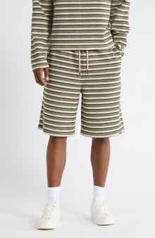 Speak Striped Knit Shorts