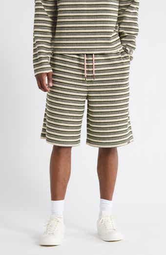 Speak Striped Knit Shorts