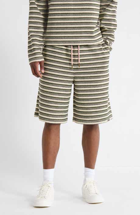 Speak Striped Knit Shorts