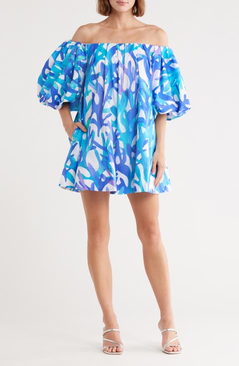 Jamie Bubble Sleeve Minidress