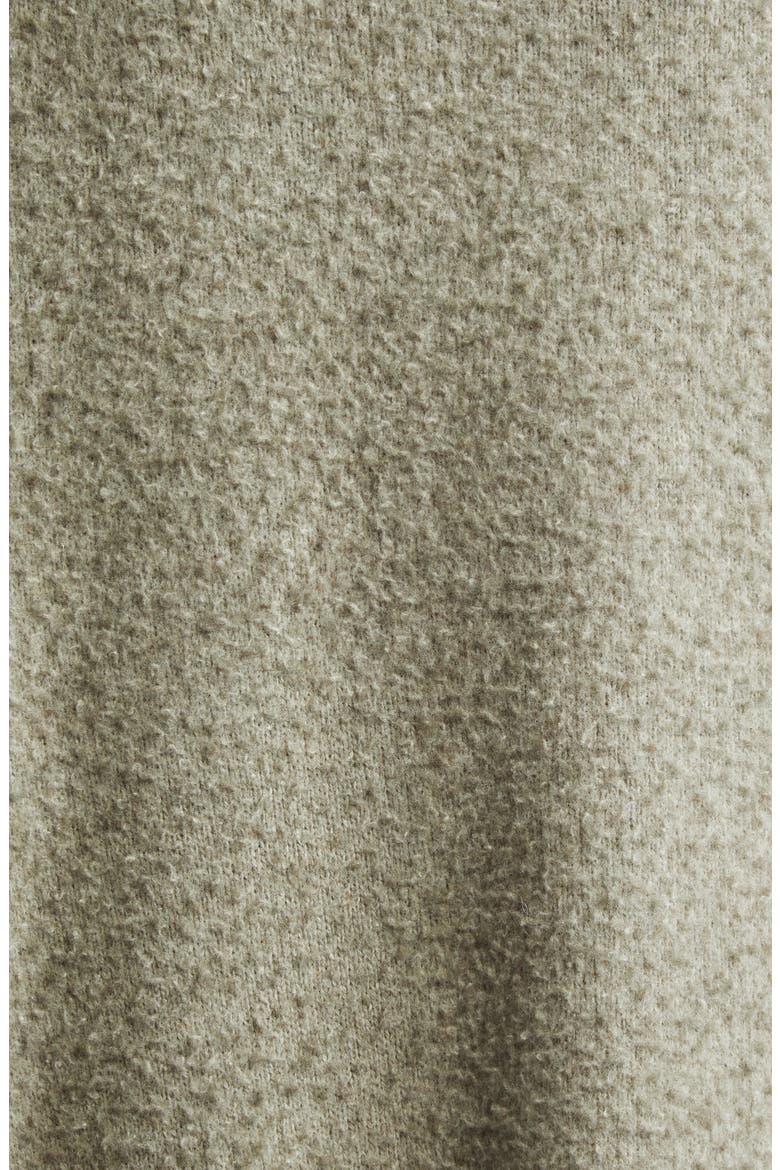 Pilled Wool & Cotton Crewneck Sweater, Alternate, color, SAGE GREEN