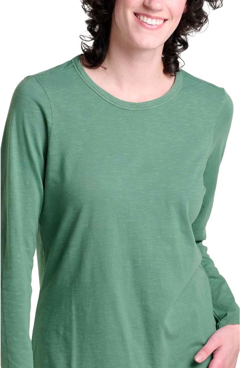 Toad & Co Women's Primo Long Sleeve Crew, Alternate, color, Ivy