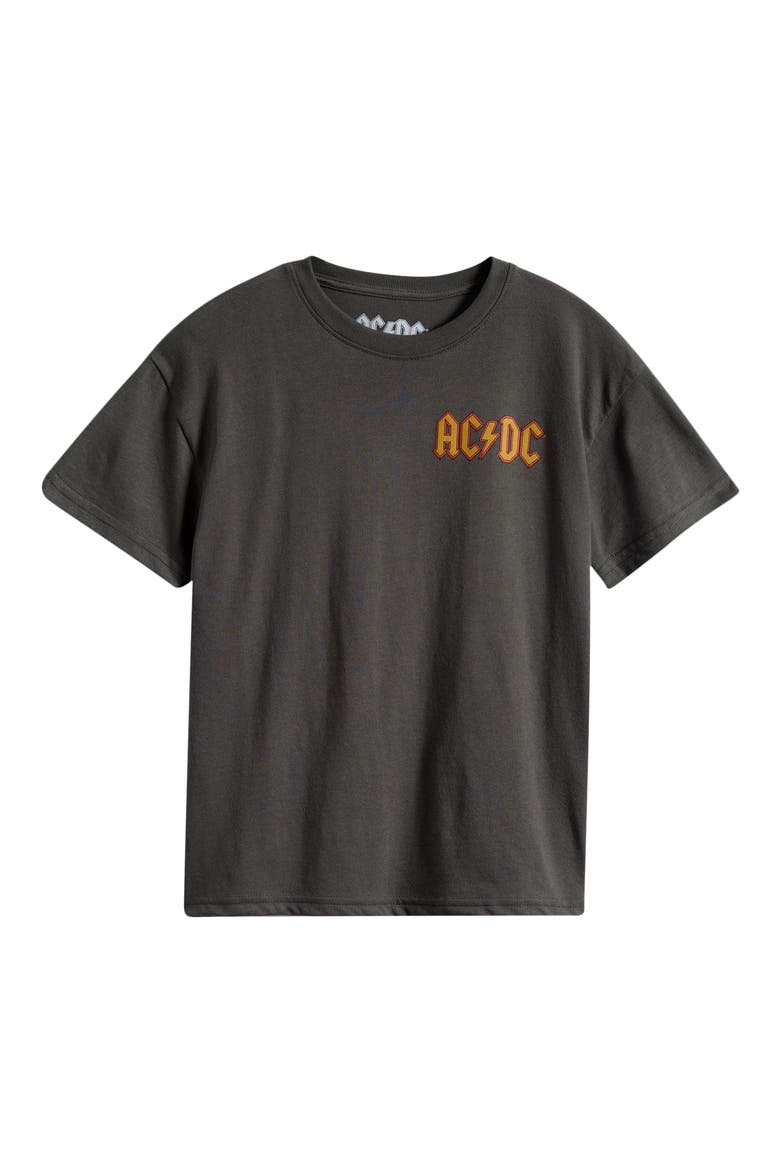 Kids' AC/DC Back in Black Graphic T-Shirt, Main, color, DARK SHADOW