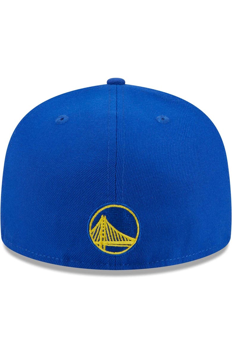 New Era Men's New Era  Royal Golden State Warriors Game Day Hollow Logo Mashup 59FIFTY Fitted Hat, Alternate, color, Royal