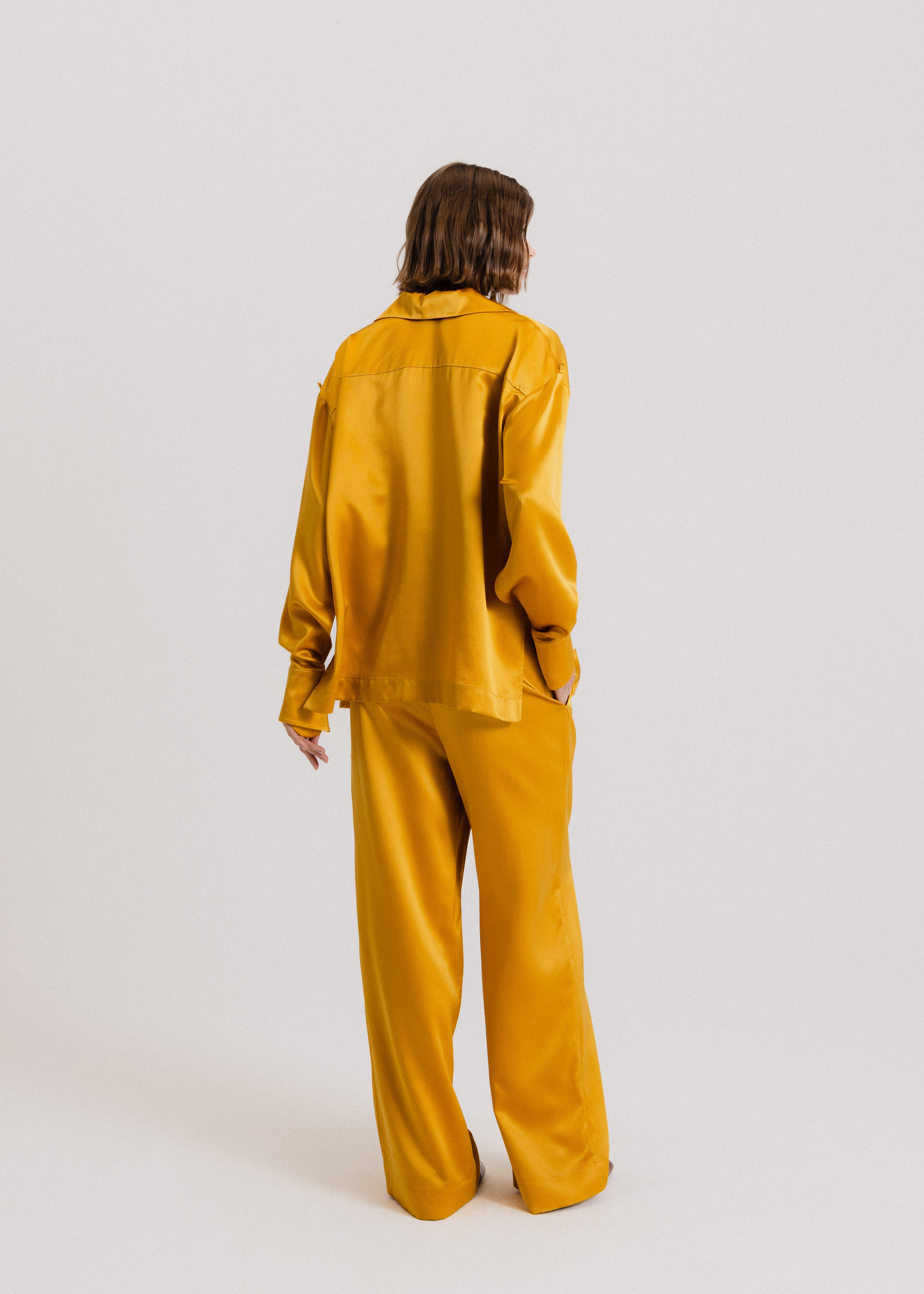 Silk Wide Leg Pants - image 4