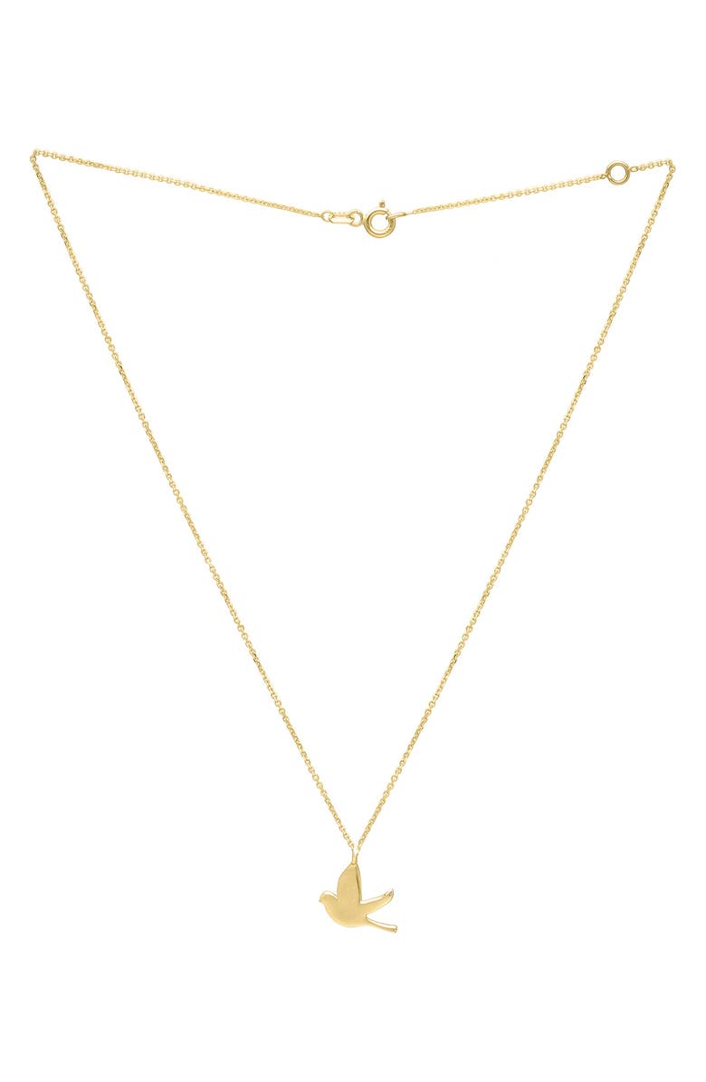 KARAT RUSH Dove Pendant Necklace, Alternate, color, 