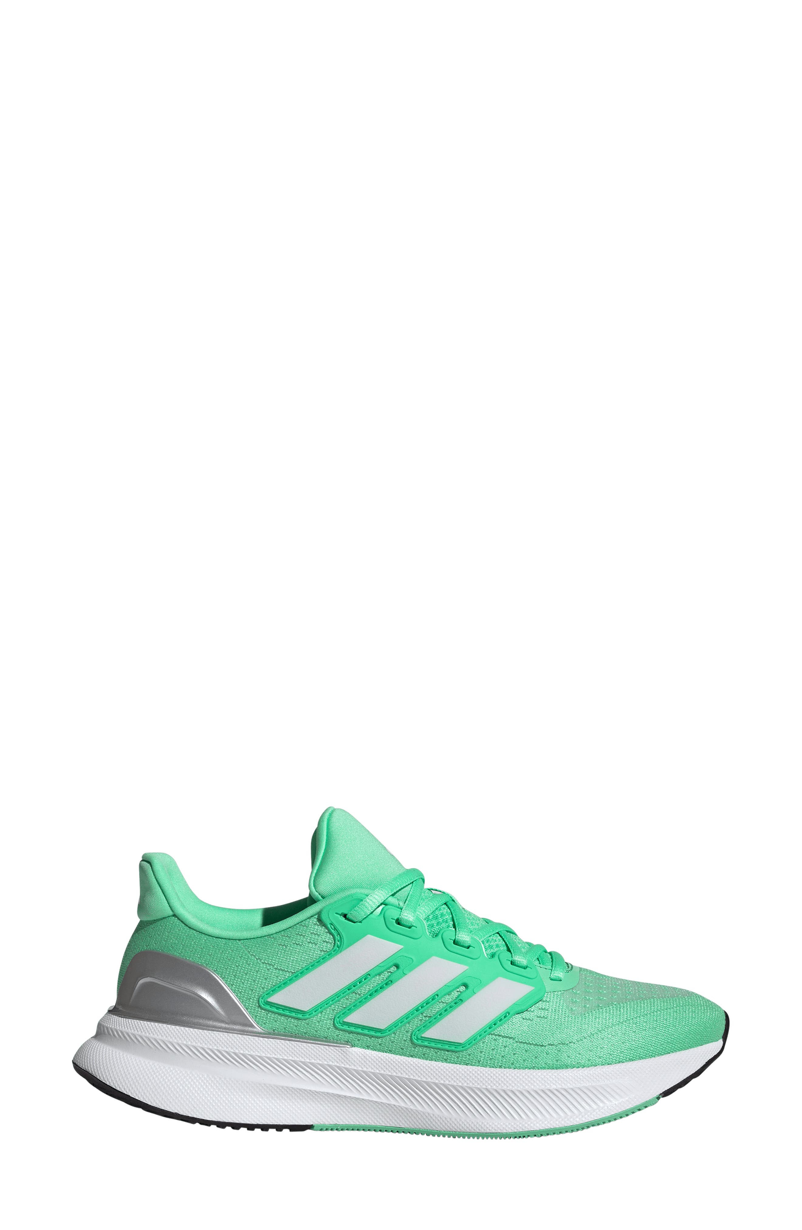 adidas Ultrarun 5 Running Shoe, Alternate, color, Green Glow/ Dash Grey/ Black