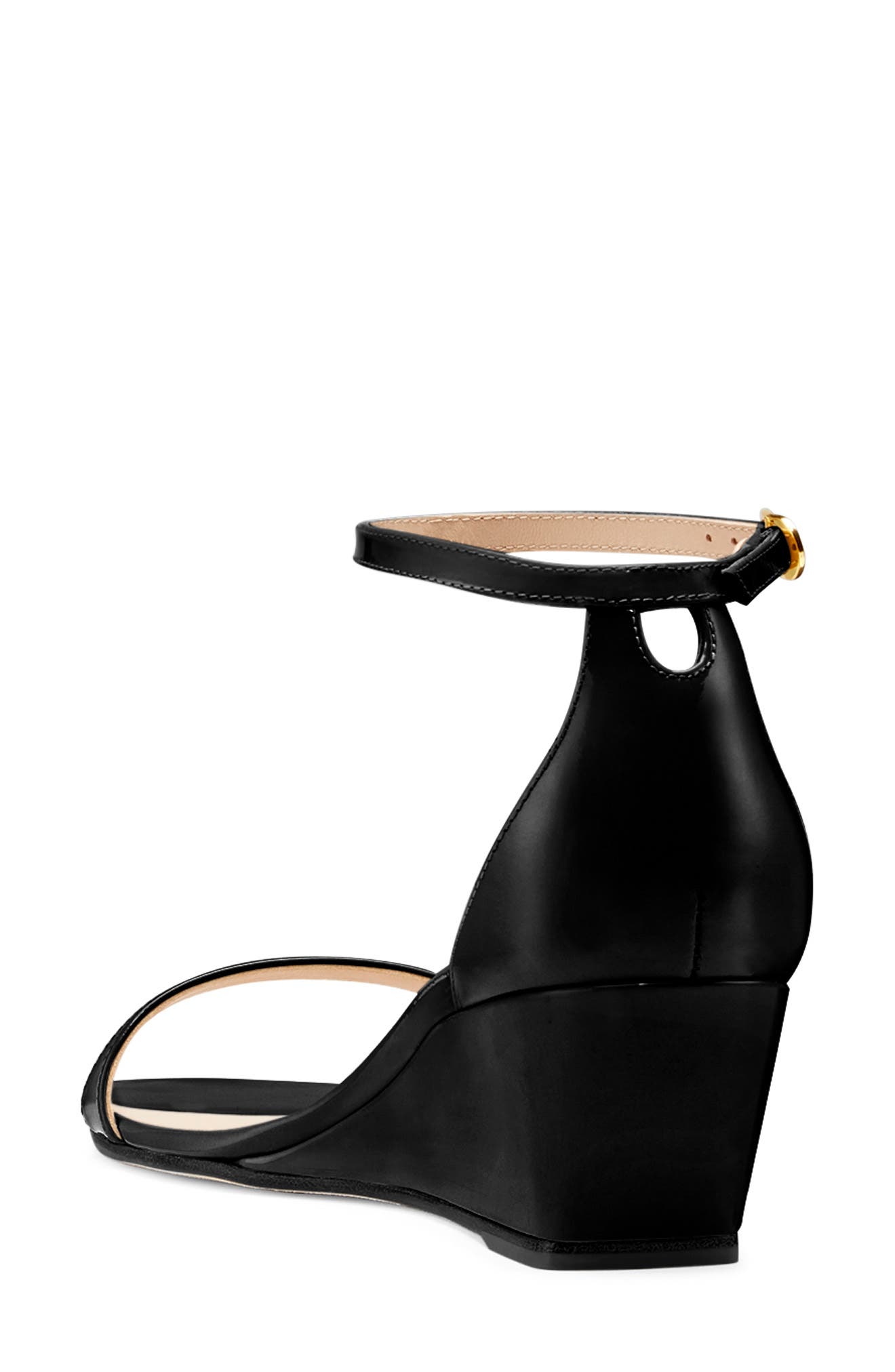 Stuart Weitzman Nudistcurve Wedge Sandal, Alternate, color, 