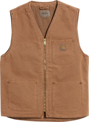 即完売 Carhartt ARBOR VEST Tan Arbor Vest by Carhartt Work In Progress on Sale