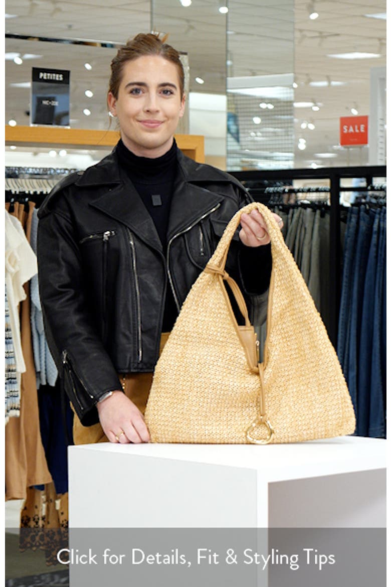 Missie Raffia Shoulder Bag (Women) | Nordstrom
