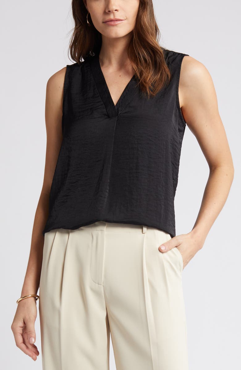 Vince Camuto Rumpled Satin Blouse, Alternate, color,