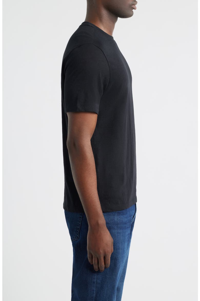 Brightwood Slub Cotton T-Shirt, Alternate, color, BLACK