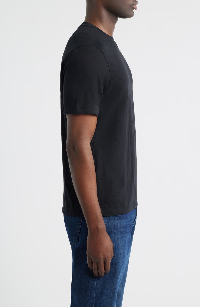 Robert Barakett Brightwood Slub Cotton T-Shirt, Alternate, color, Black