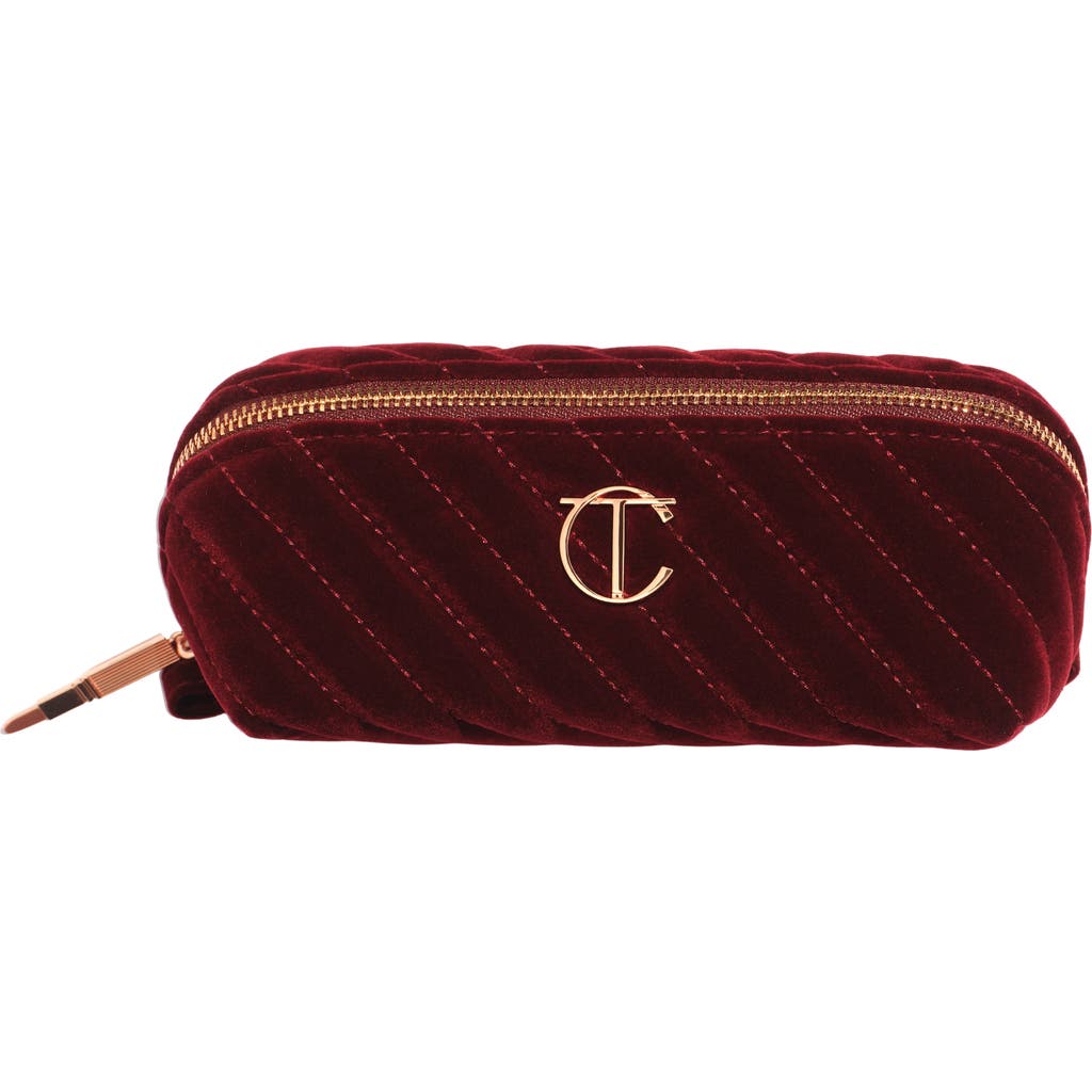 Charlotte Tilbury Makeup Bag Of Dreams Organizer In Burgundy