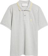 AMI PARIS Ami de Coeur Embroidered Cotton Piqué Polo