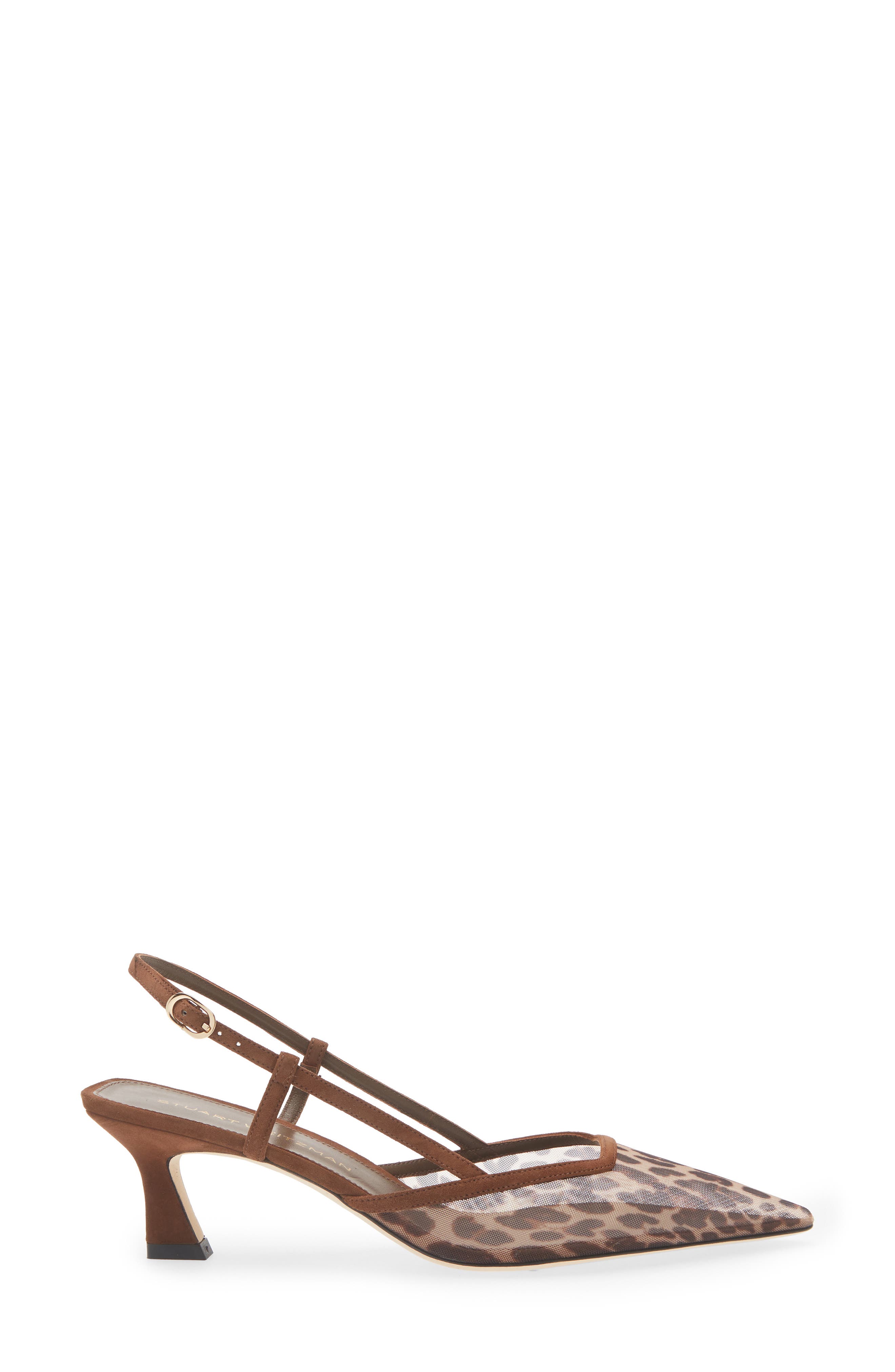 Stuart Weitzman Vinnie Kitten Heel Pump, Alternate, color, Brown