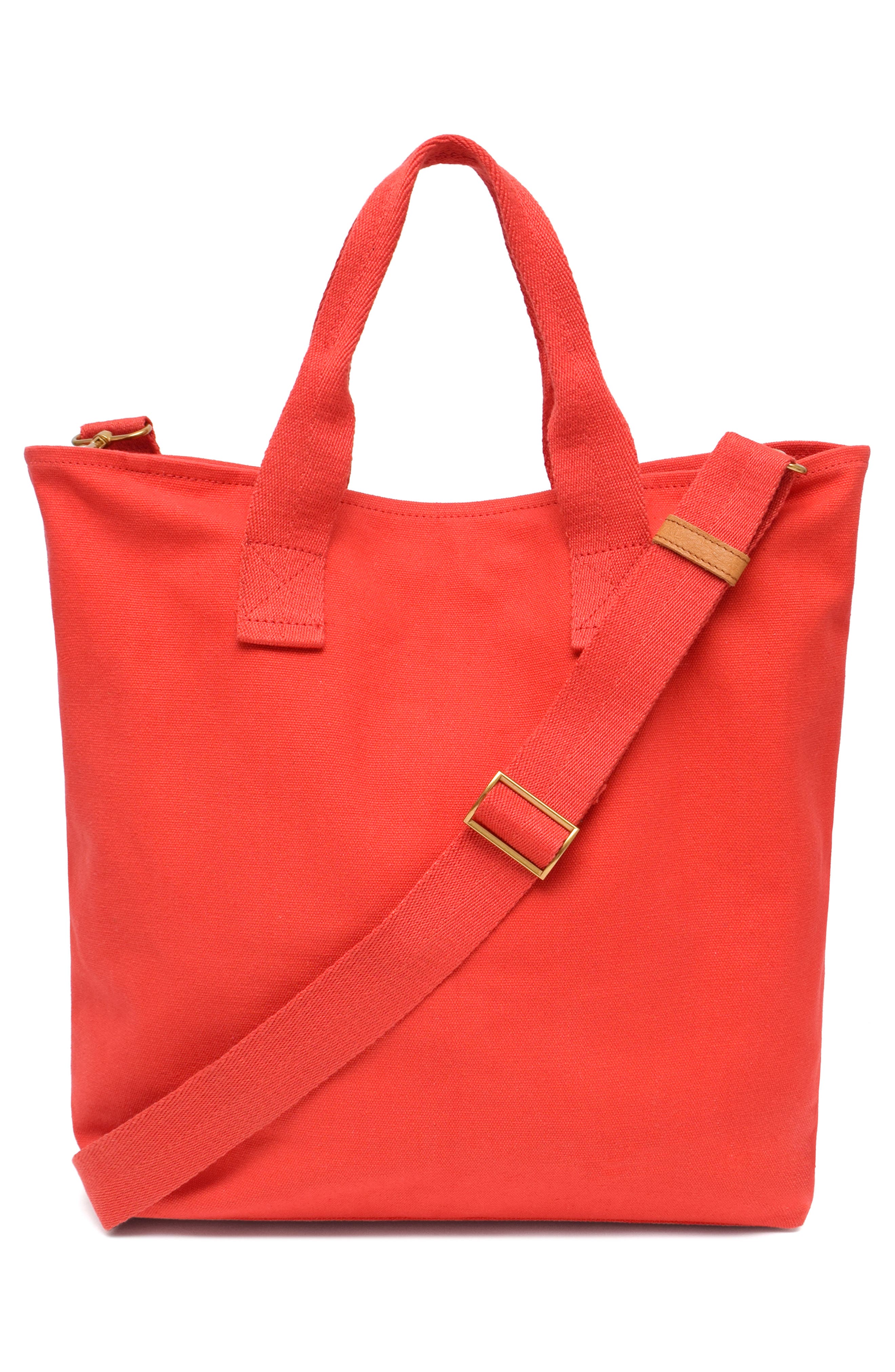 Ayla Canvas Tote, Alternate, color, CHILI