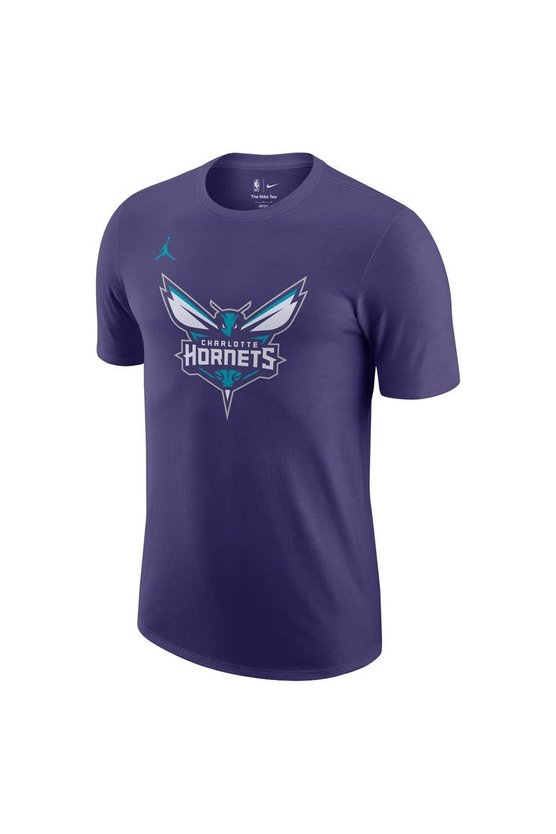 Men's Nike Purple Charlotte Hornets Essential T-Shirt, Alternate, color, Purple