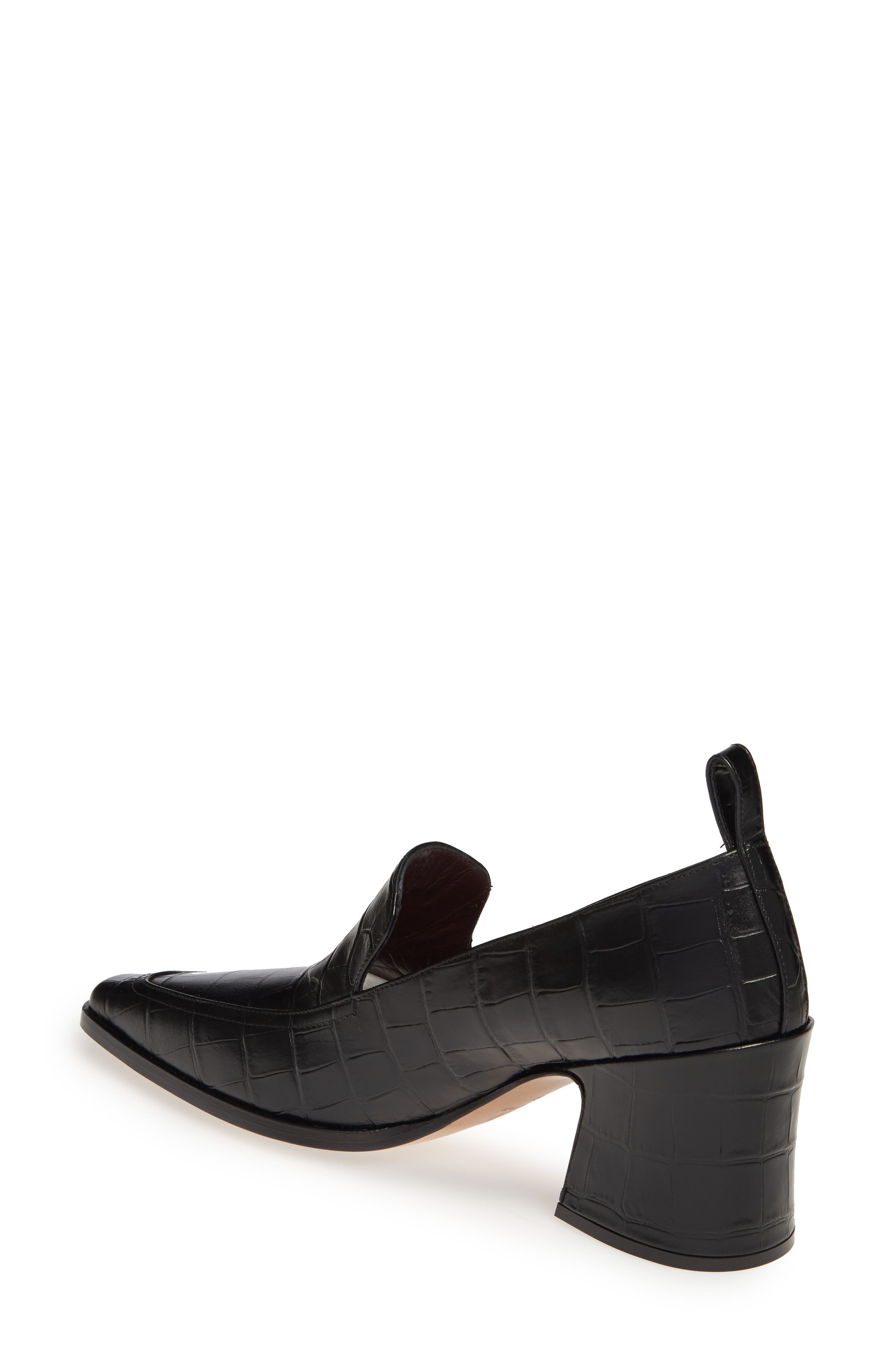 Dries Van Noten Block Heel Loafer Pump, Alternate, color, 