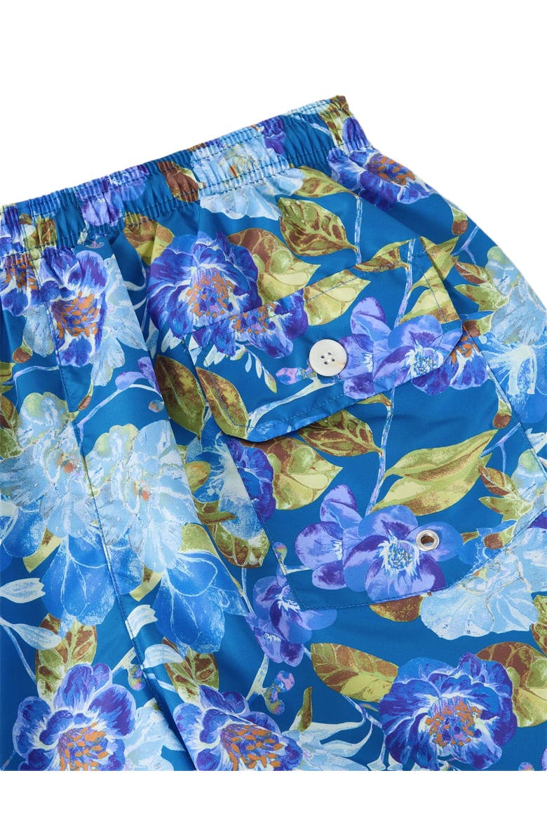 Connery Drawstring Swim Trunk, Alternate, color, Blue