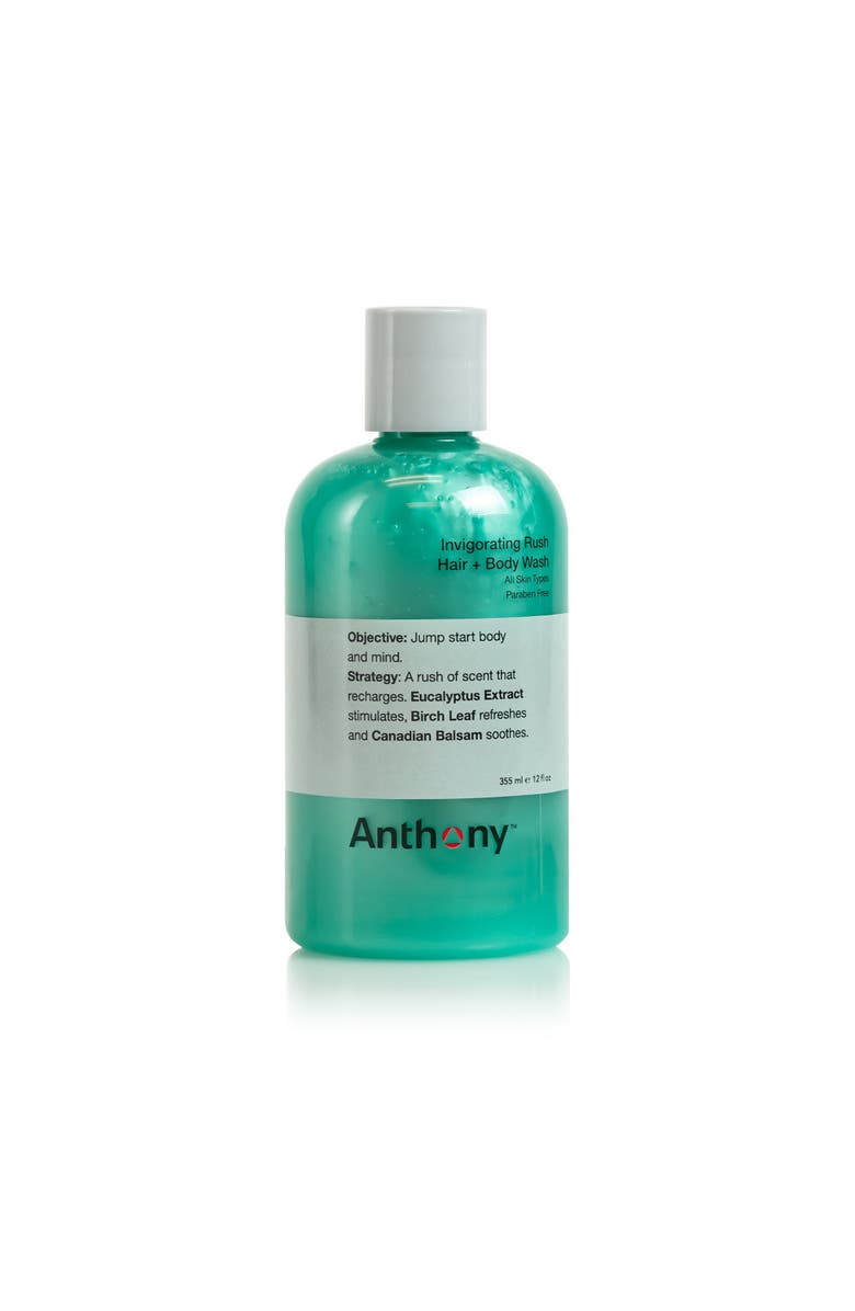 116 Invigorating Rush Hair & Body Wash, Main, color, Green