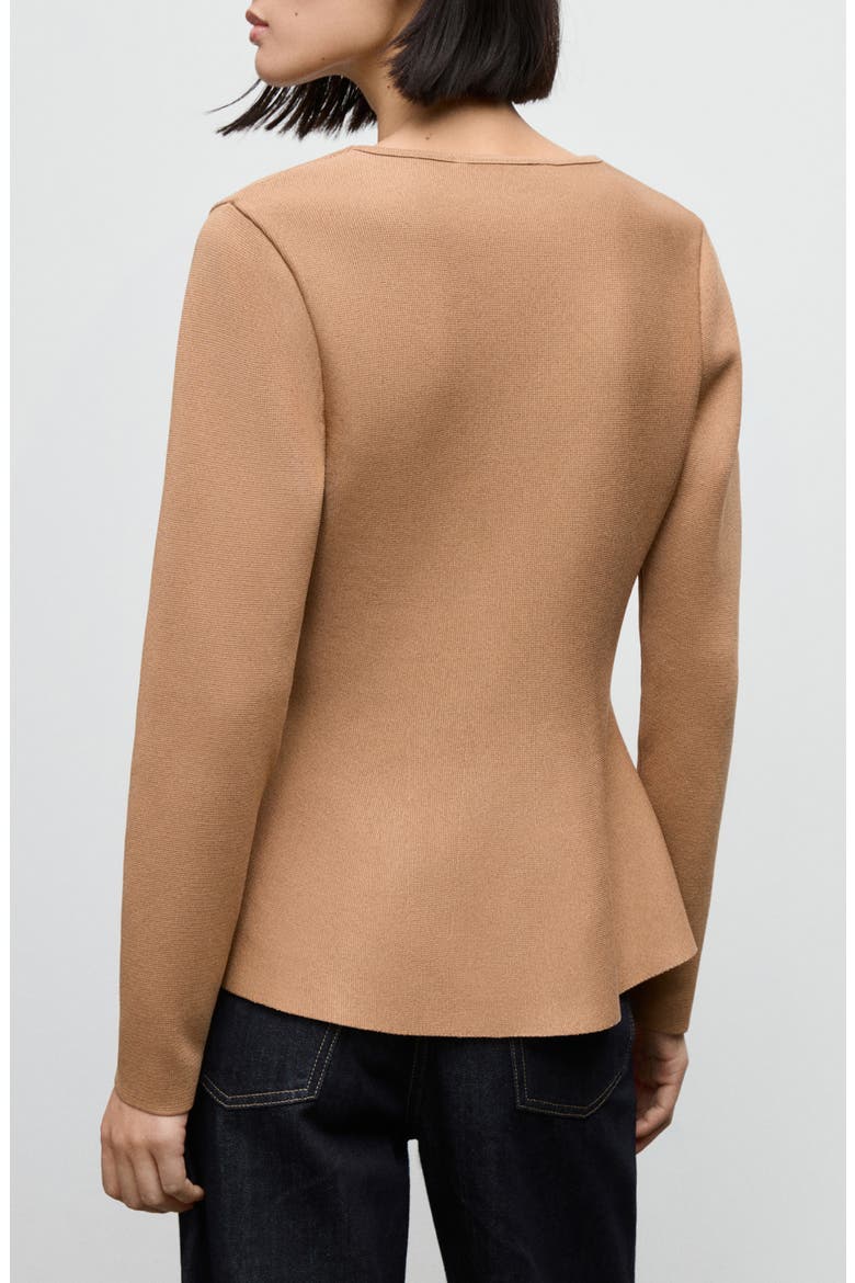 Tona Sweater Jacket, Alternate, color, MEDIUM BROWN