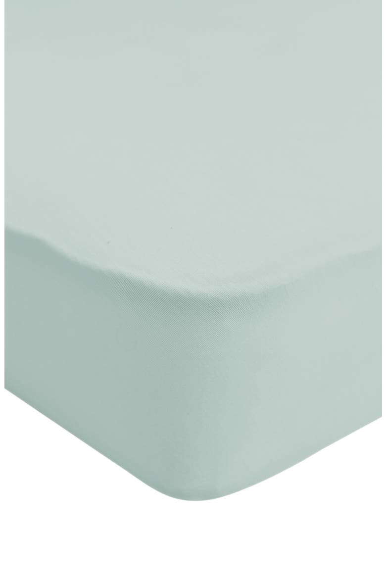 Jersey Crib Sheet, Main, color, SAGE
