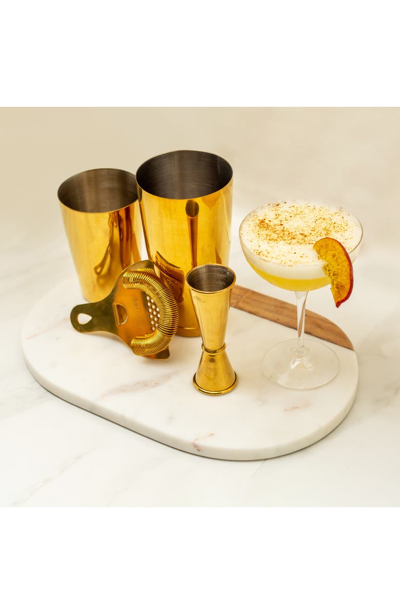 A Bar Above 4-Piece Craft Bar Set, Gold, Alternate, color, Gold