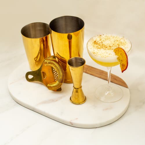 A Bar Above 4-piece Craft Bar Set, Gold In Gold