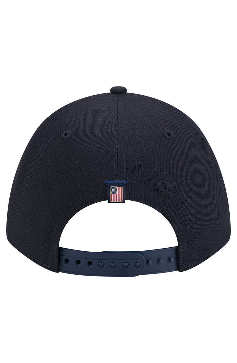 New Era Men's New Era Navy Houston Astros American Flag 9FORTY M-Crown A-Frame Adjustable Hat, Alternate, color, 