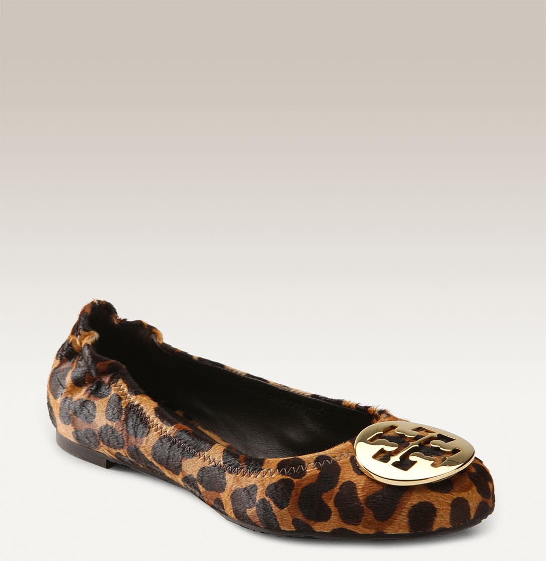 'Reva' Leopard Ballerina Flat, Main, color, LEOPARD