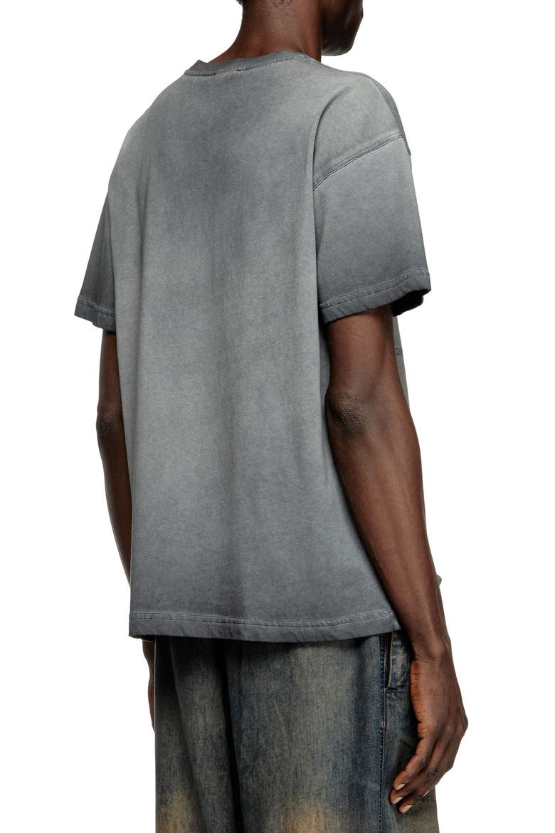 T-Norm-T9 Devoré Logo T-Shirt, Alternate, color, GREY