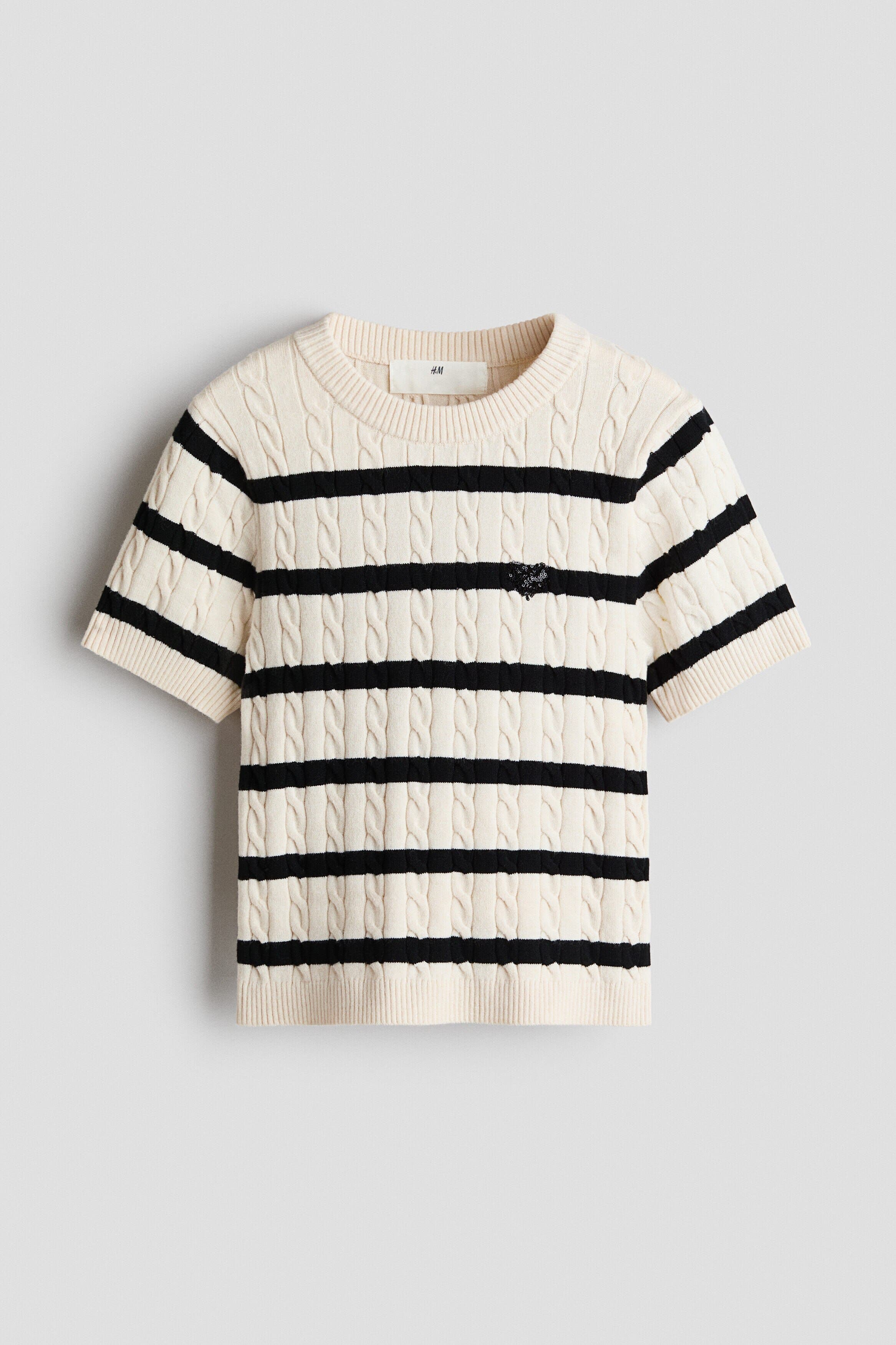 selected Cream/striped
