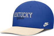 Nike Men's Nike Royal/Cream Kentucky Wildcats Pro Legacy Script Snapback Hat