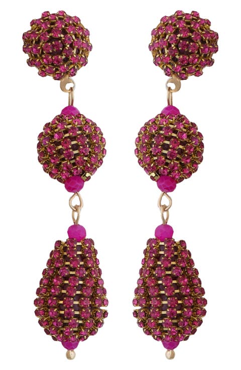 Crystal Drop Earrings