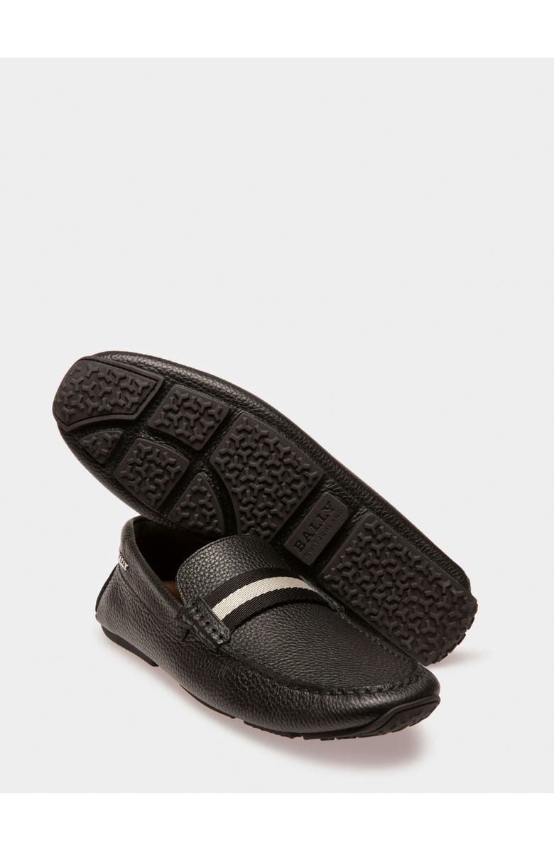 Bally Pearce Leather Drivers In, Alternate, color, Black