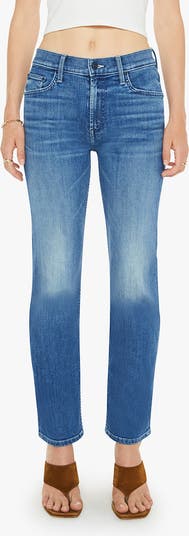 The Rider Mid Rise Ankle Straight Leg Jeans