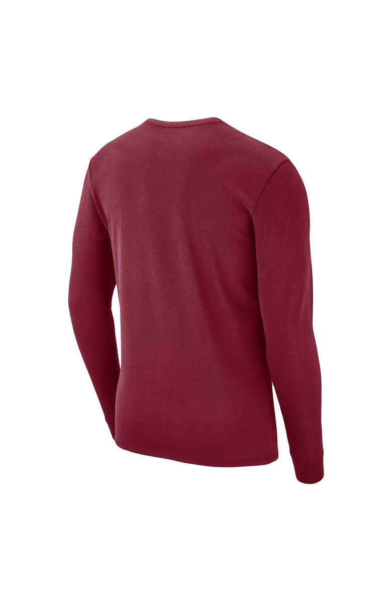 Nike Men's Nike Cardinal USC Trojans Repeat Logo 2-Hit Long Sleeve T-Shirt, Alternate, color,