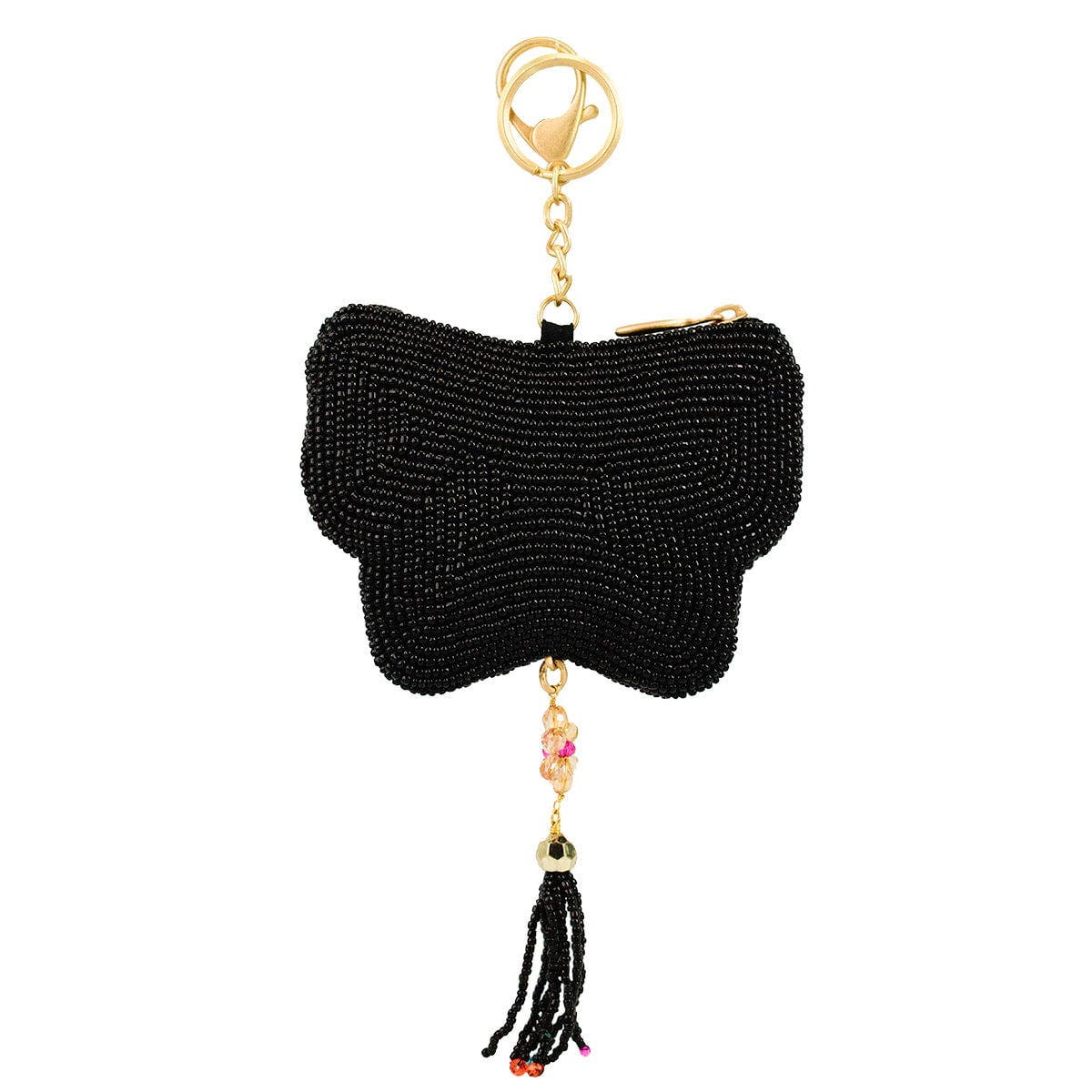 Mary Frances Accessories Flight of Fancey Coin Purse, Alternate, color, Black