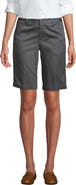 Lands' End School Uniform Young  Plain Front Blend Chino Shorts