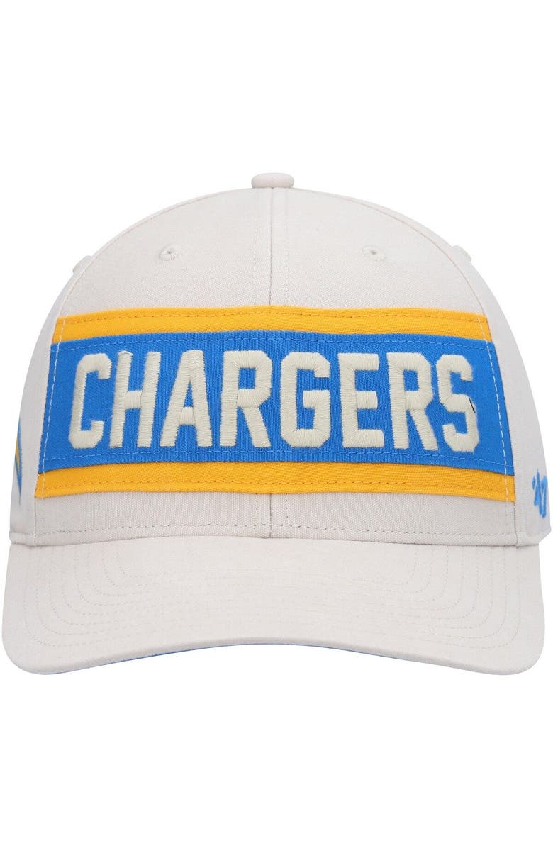 '47 Men's '47 Cream Los Angeles Chargers Crossroad MVP Adjustable Hat, Alternate, color, Cream