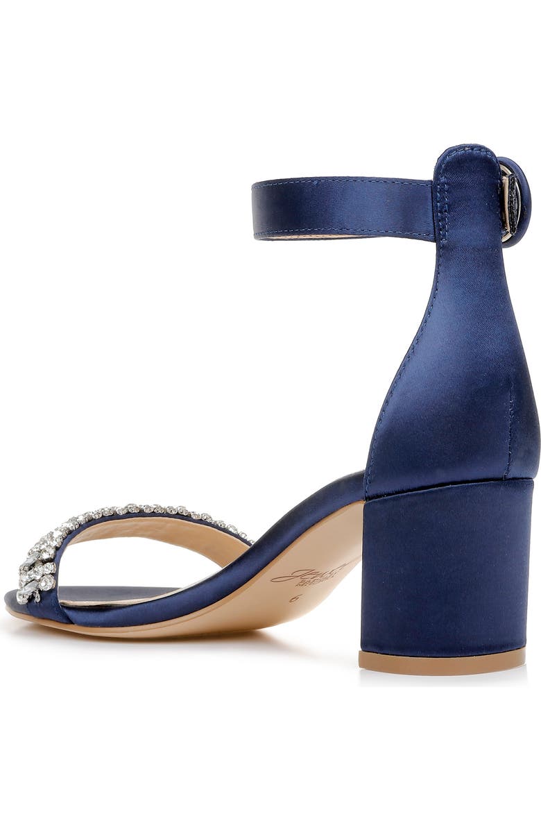 Jewel Badgley Mischka James Sandal, Alternate, color, Navy