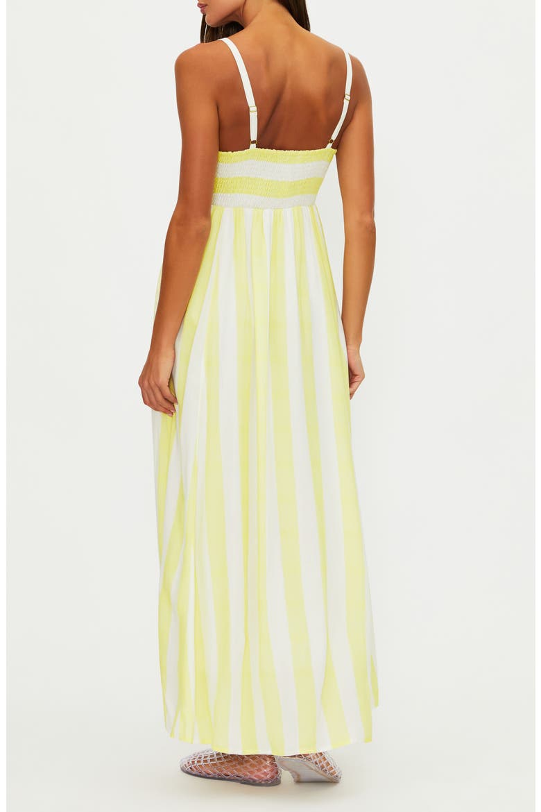 Rianne Stripe Cover-Up Sundress, Alternate, color, LEMONADE STRIPE