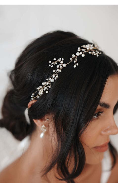 Elwood Freshwater Pearl Hair Vine