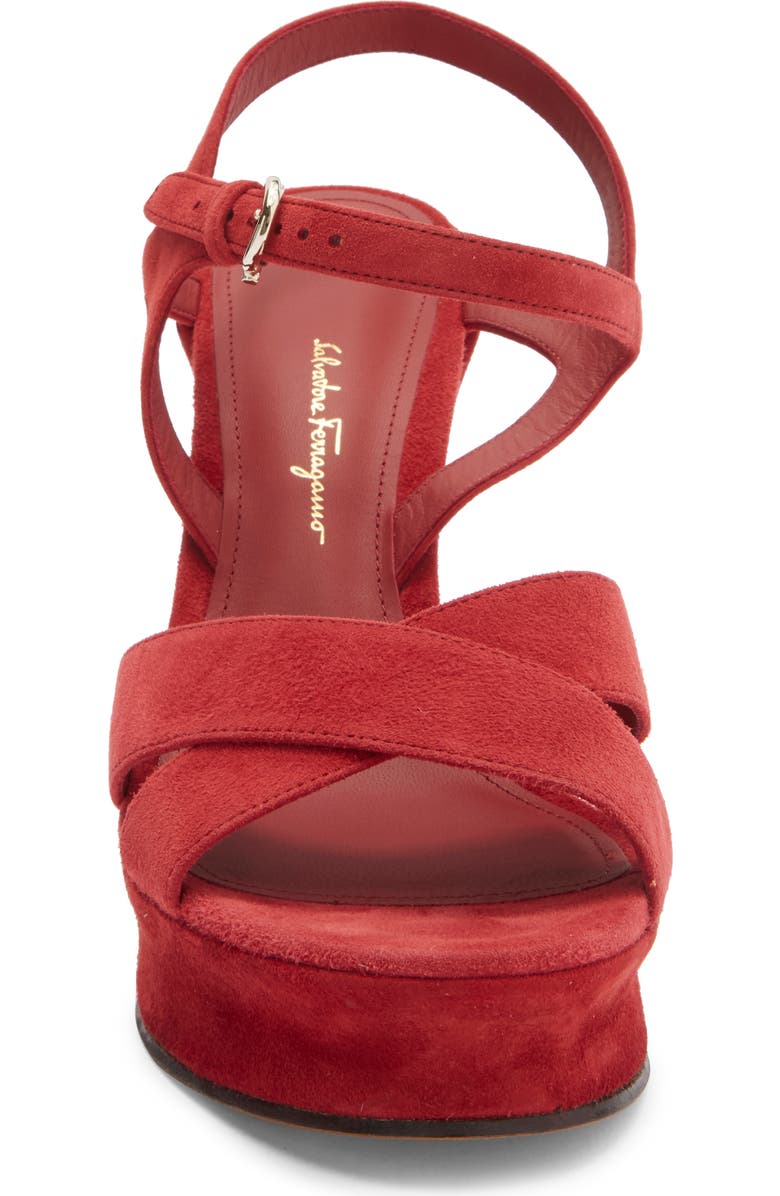 FERRAGAMO Sonya Ankle Strap Platform Sandal, Alternate, color,